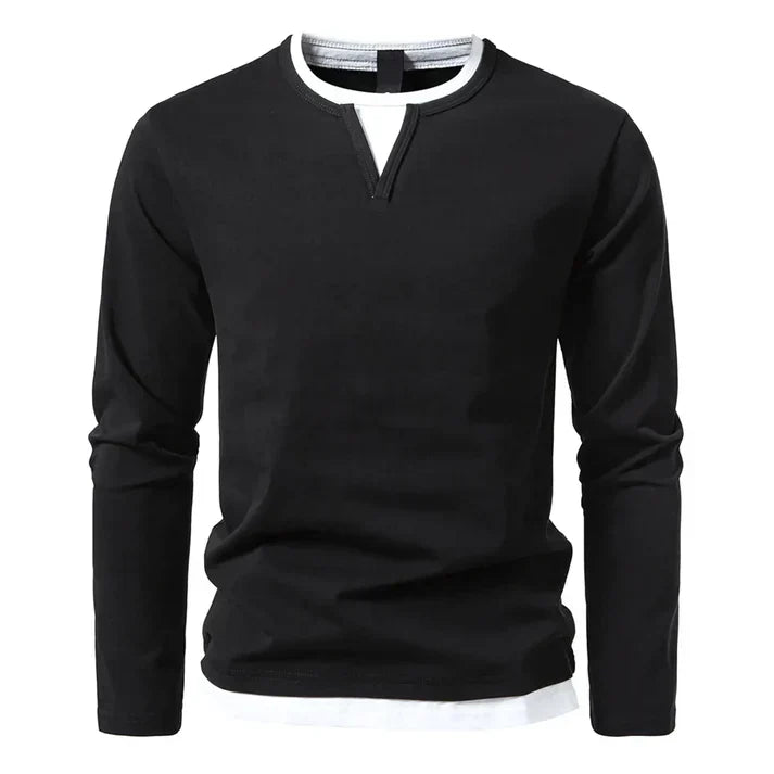 Essential Long-Sleeve Cotton T-Shirt
