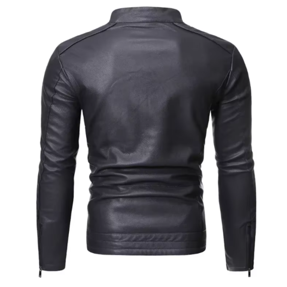 Classic Slim Fit Leather Jacket