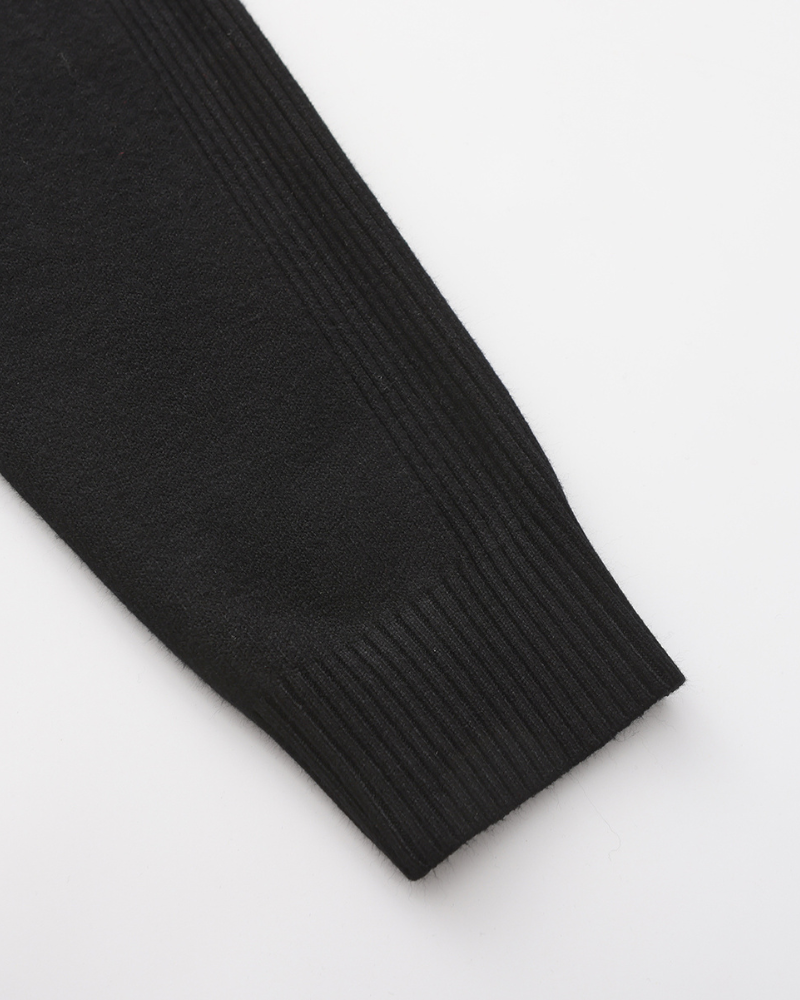 Elegant Merino Wool Roll Neck Sweater