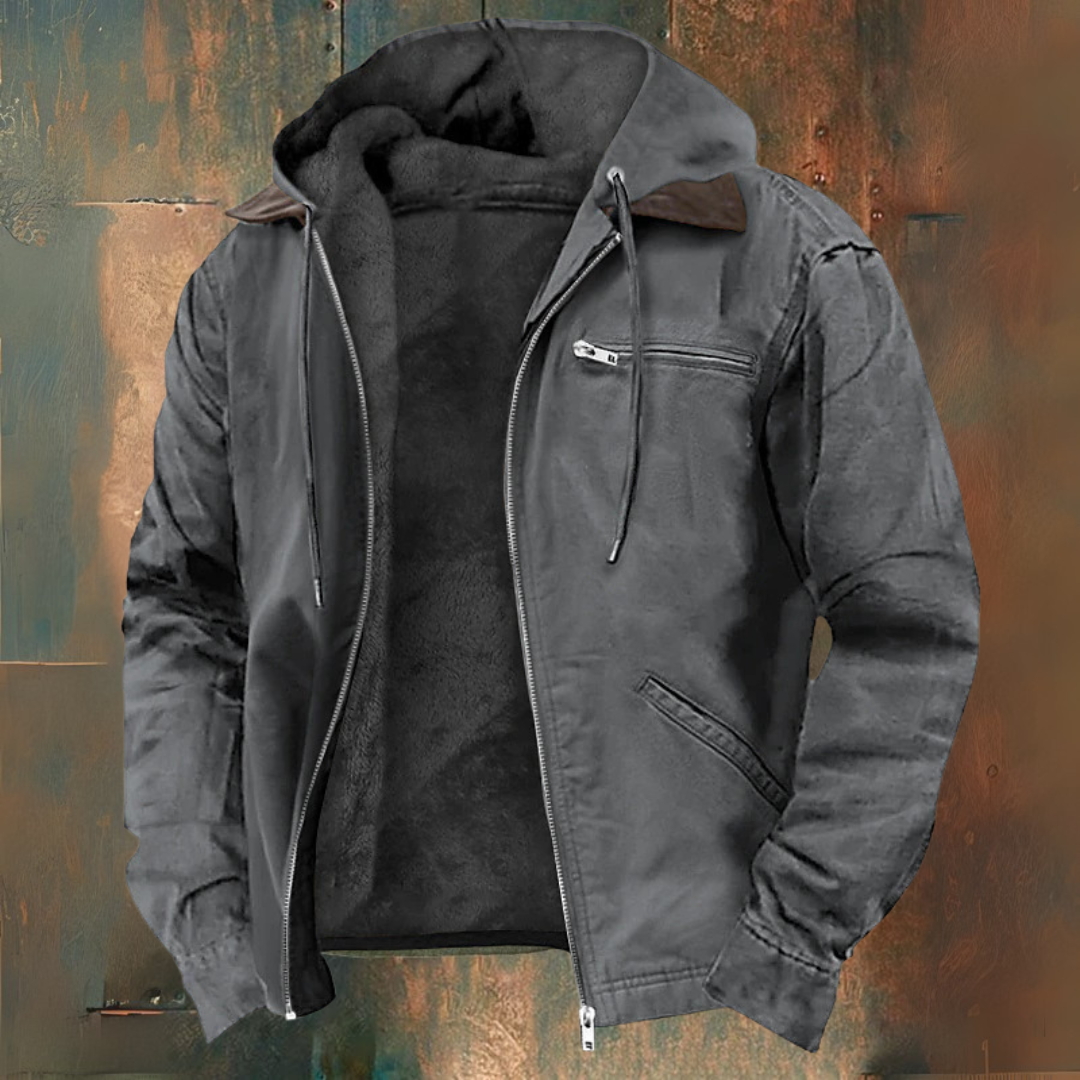 Zip-up Hooded Jacket