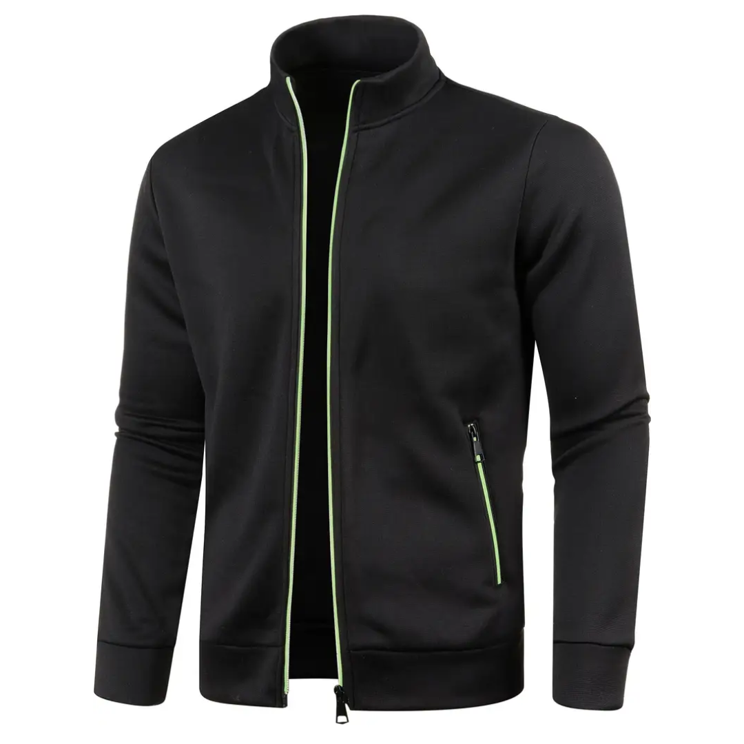 Clive Classic Zip-Up Knit Jacket