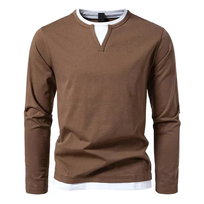 Essential Long-Sleeve Cotton T-Shirt