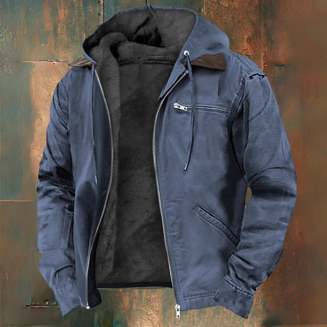 Zip-up Hooded Jacket