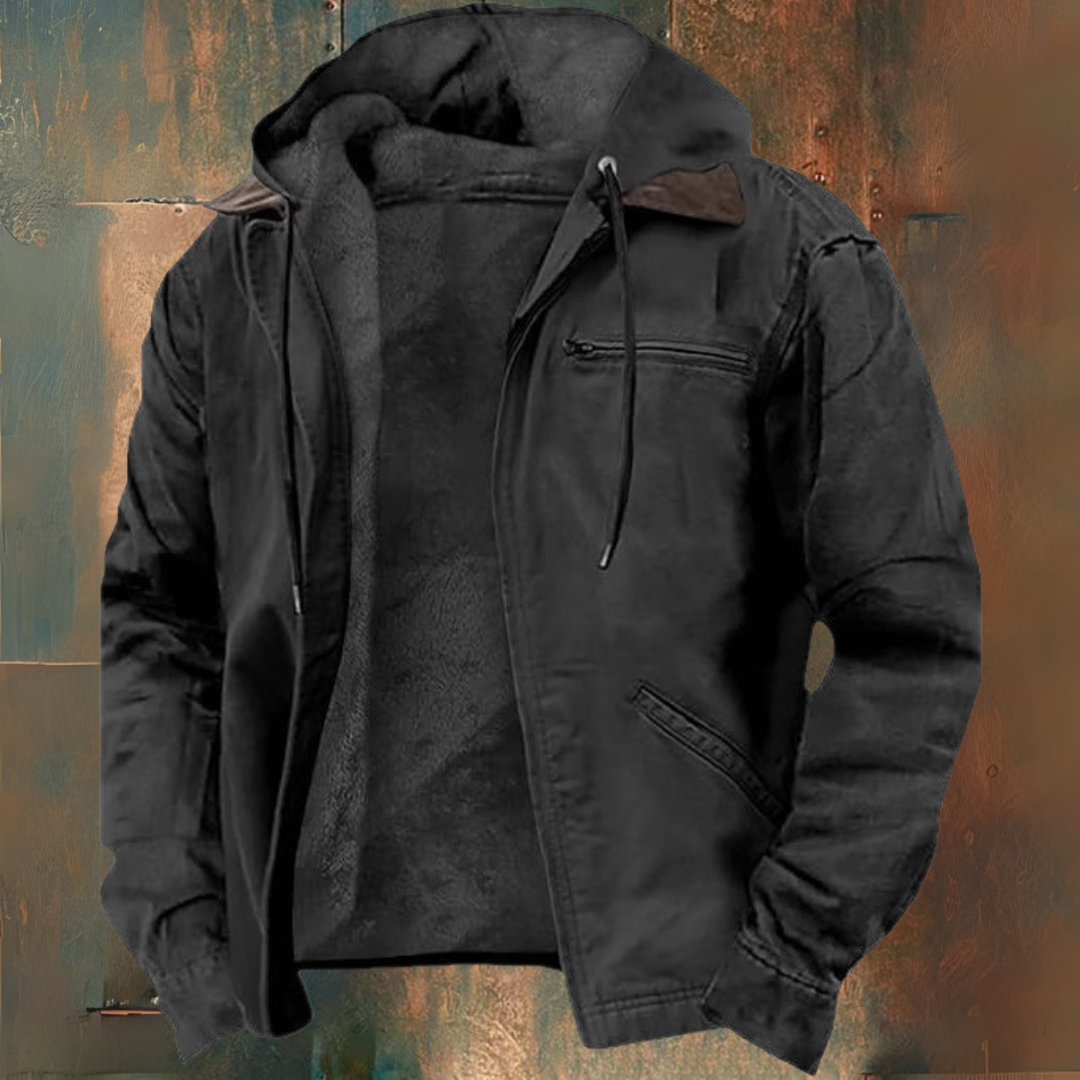 Zip-up Hooded Jacket