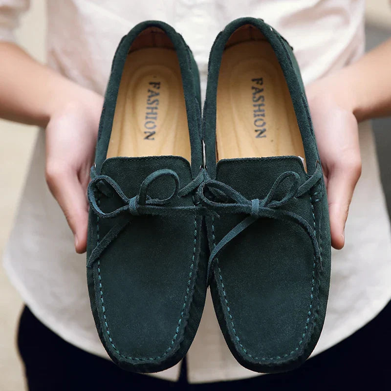 Lässige Wildleder-Sommer-Loafer