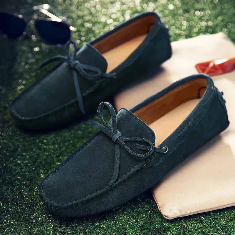 Lässige Wildleder-Sommer-Loafer