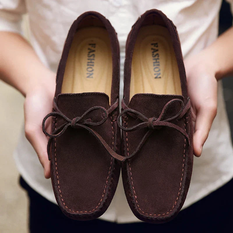 Lässige Wildleder-Sommer-Loafer