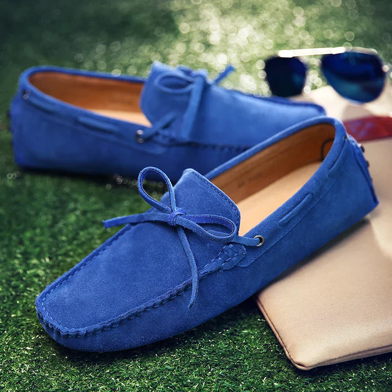 Lässige Wildleder-Sommer-Loafer