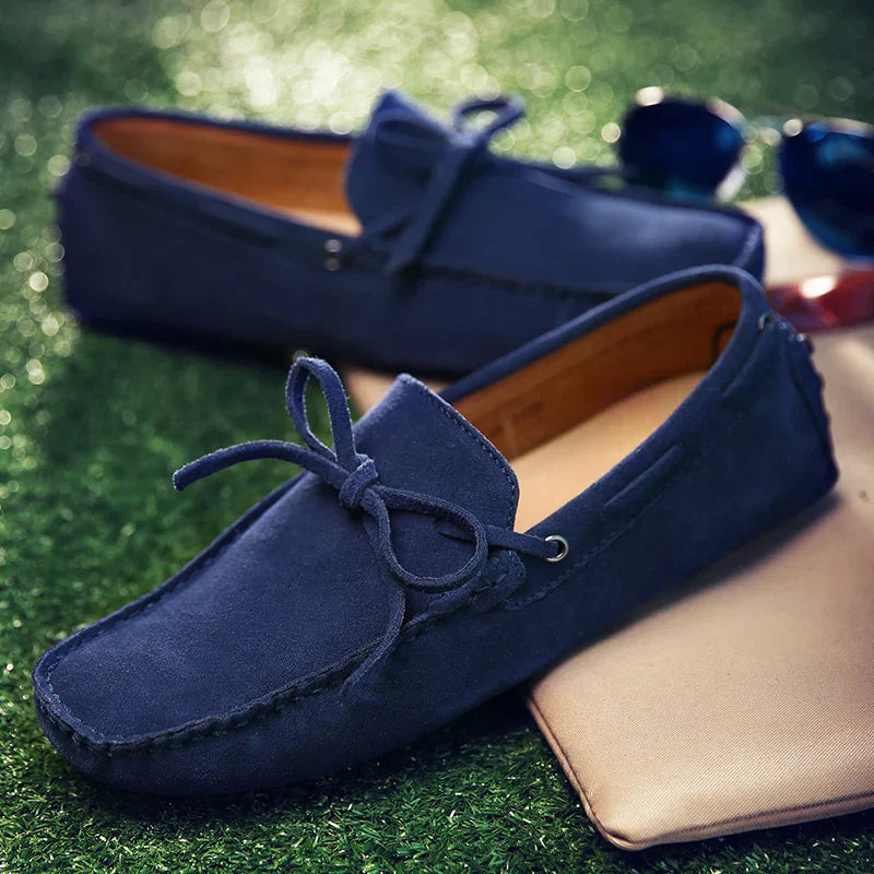Lässige Wildleder-Sommer-Loafer