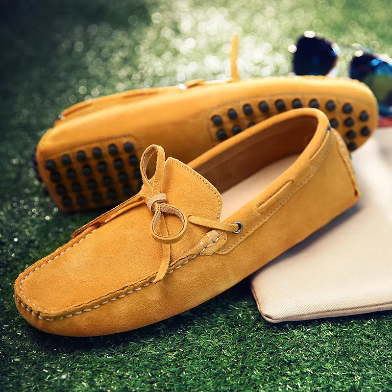 Lässige Wildleder-Sommer-Loafer