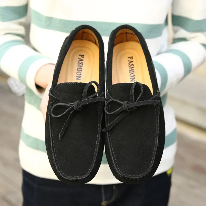Lässige Wildleder-Sommer-Loafer