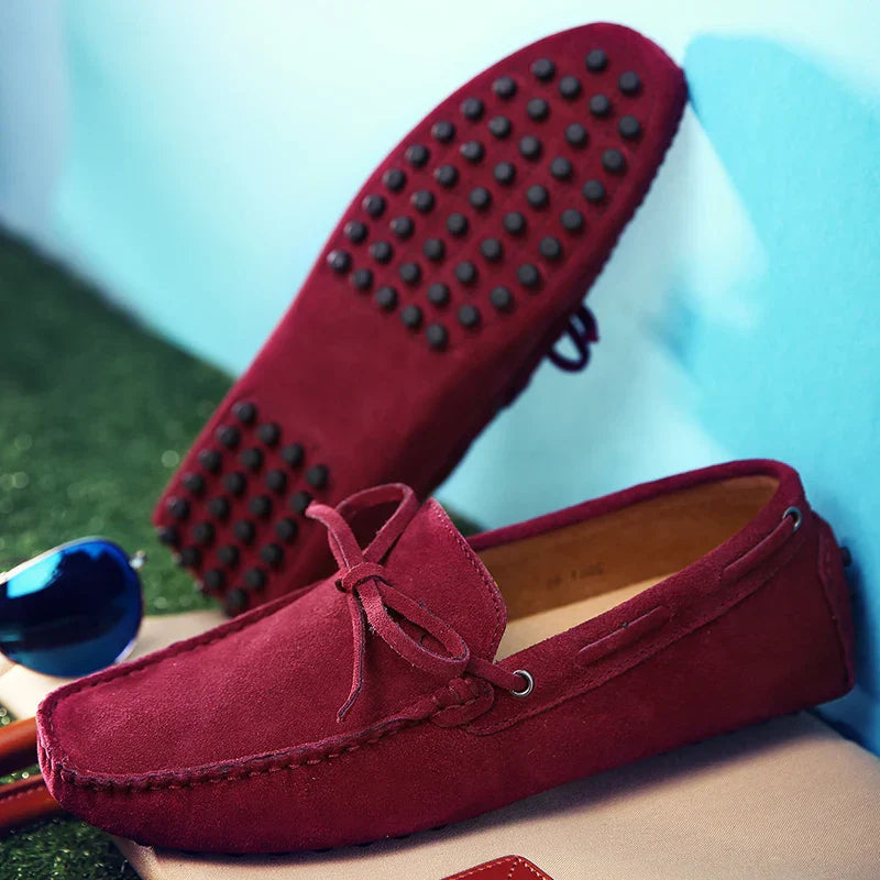 Lässige Wildleder-Sommer-Loafer