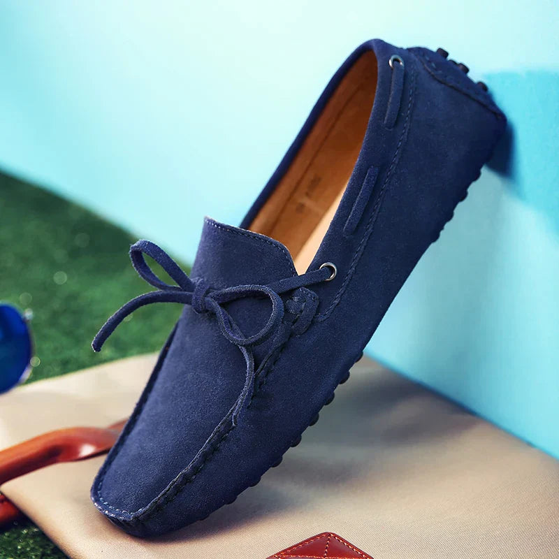 Lässige Wildleder-Sommer-Loafer