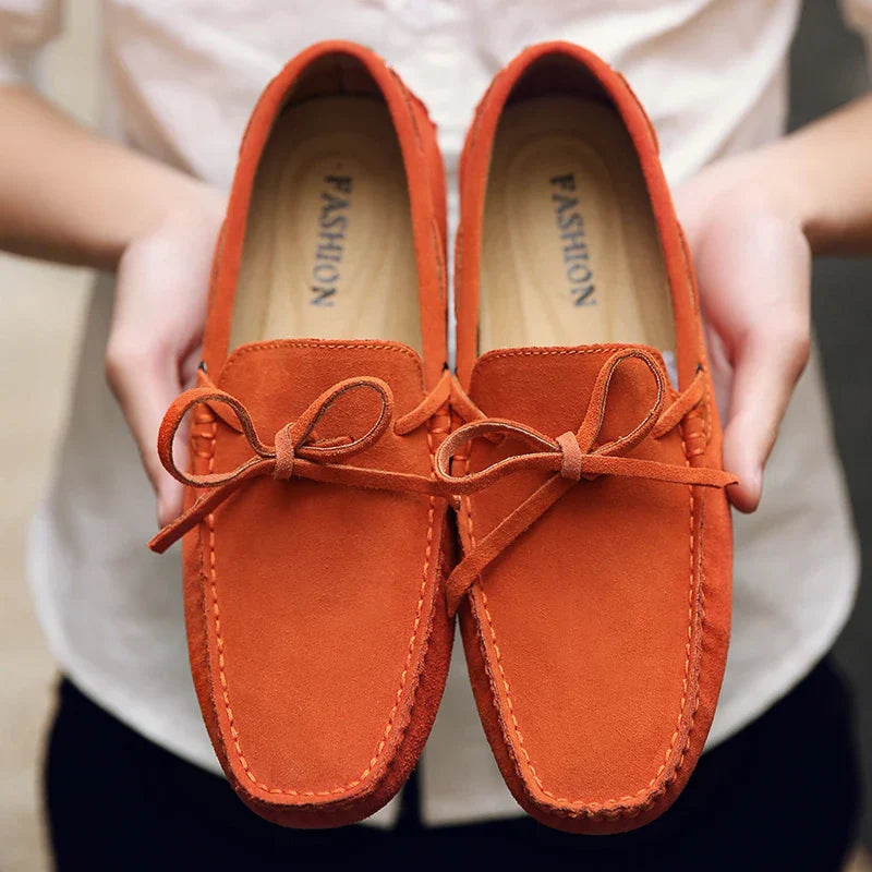Lässige Wildleder-Sommer-Loafer