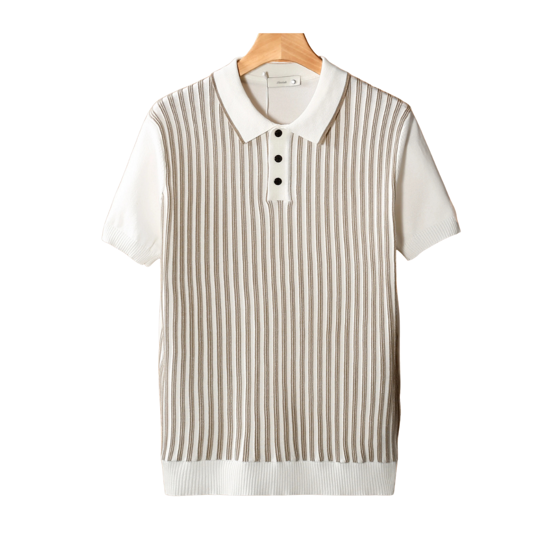 NOBA POLO VERTIKAL GESTREIFT