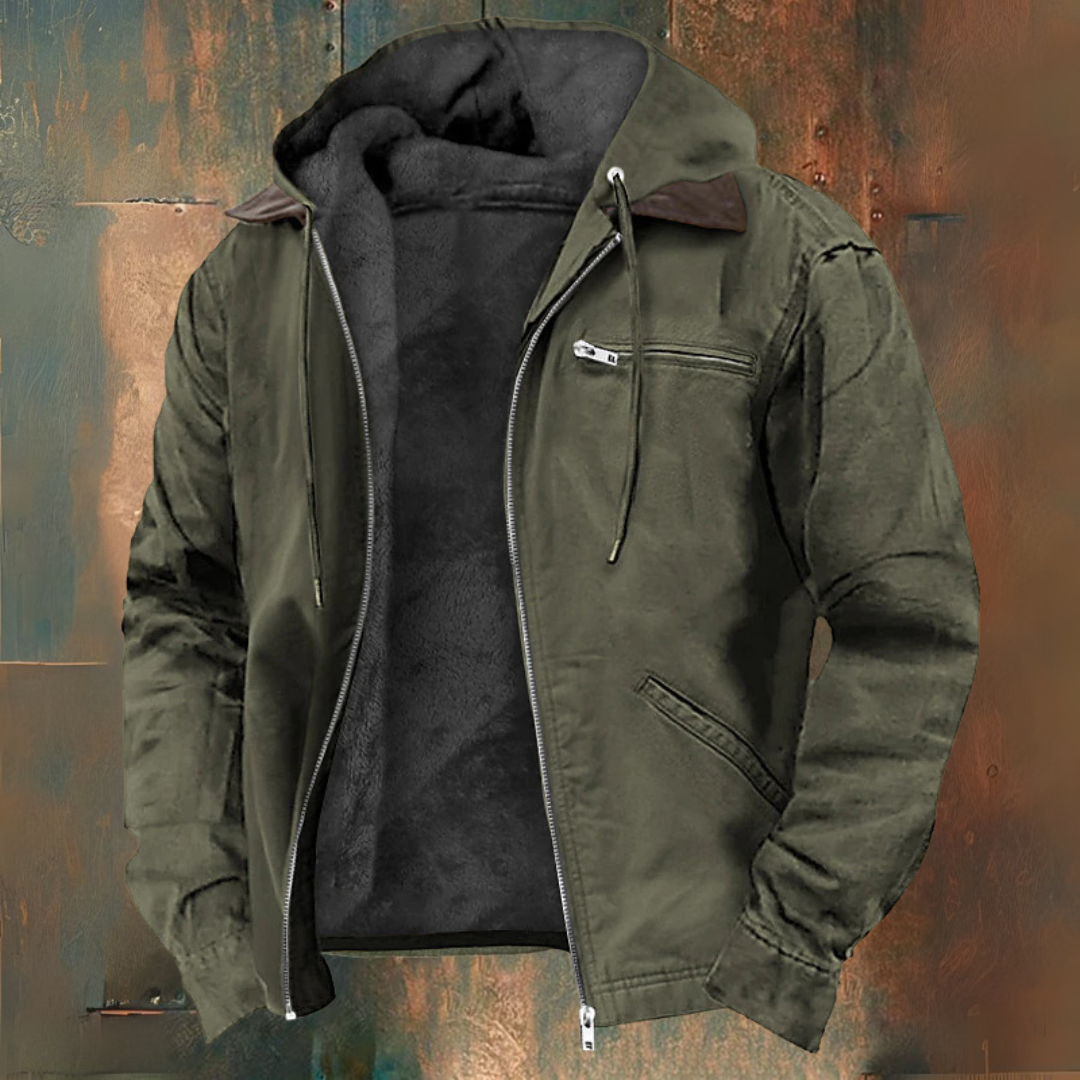 Zip-up Hooded Jacket
