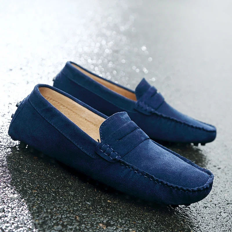 Lässige Wildleder-Loafer