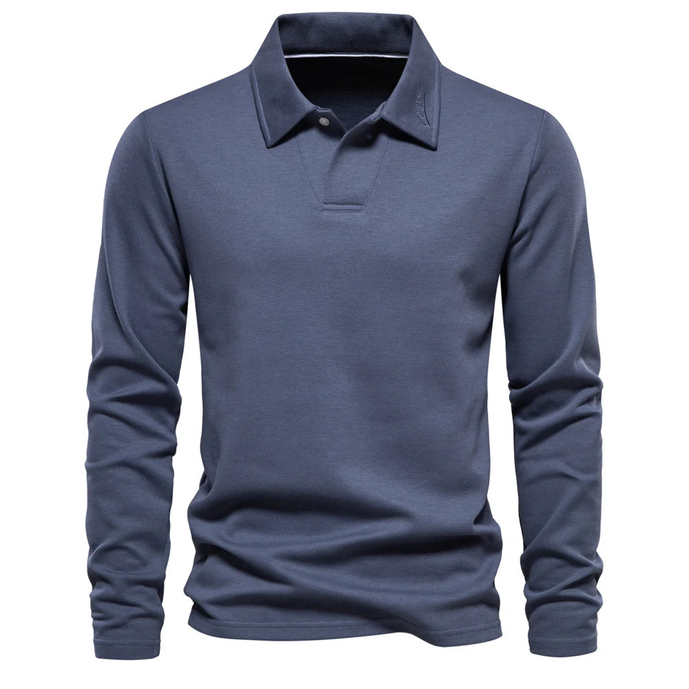 Minimalist Refined Collar Polo