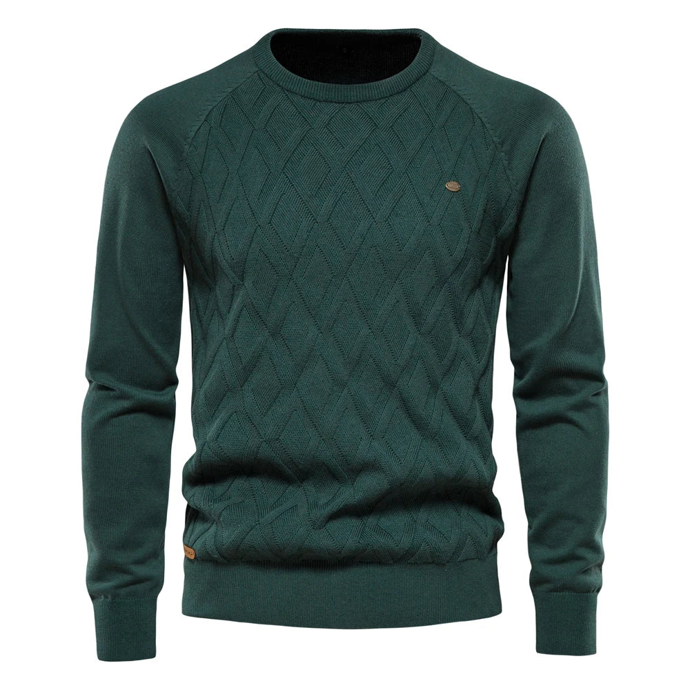 Sophisticated Checkered Sweater