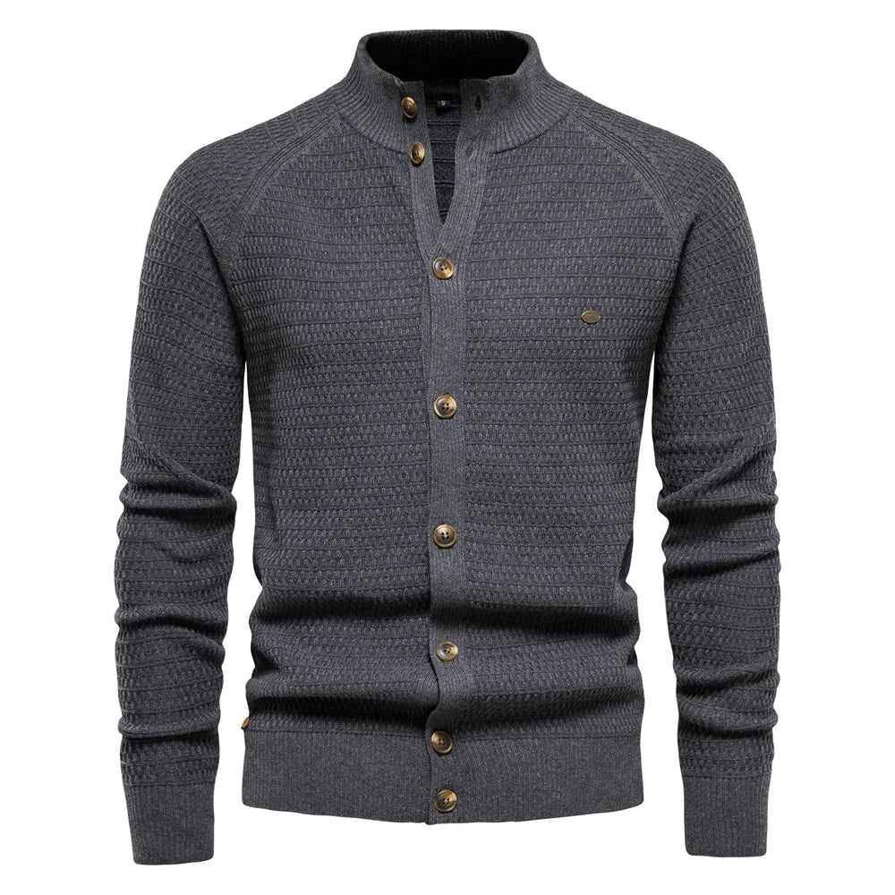 Minimalist Crew Neck Cardigan