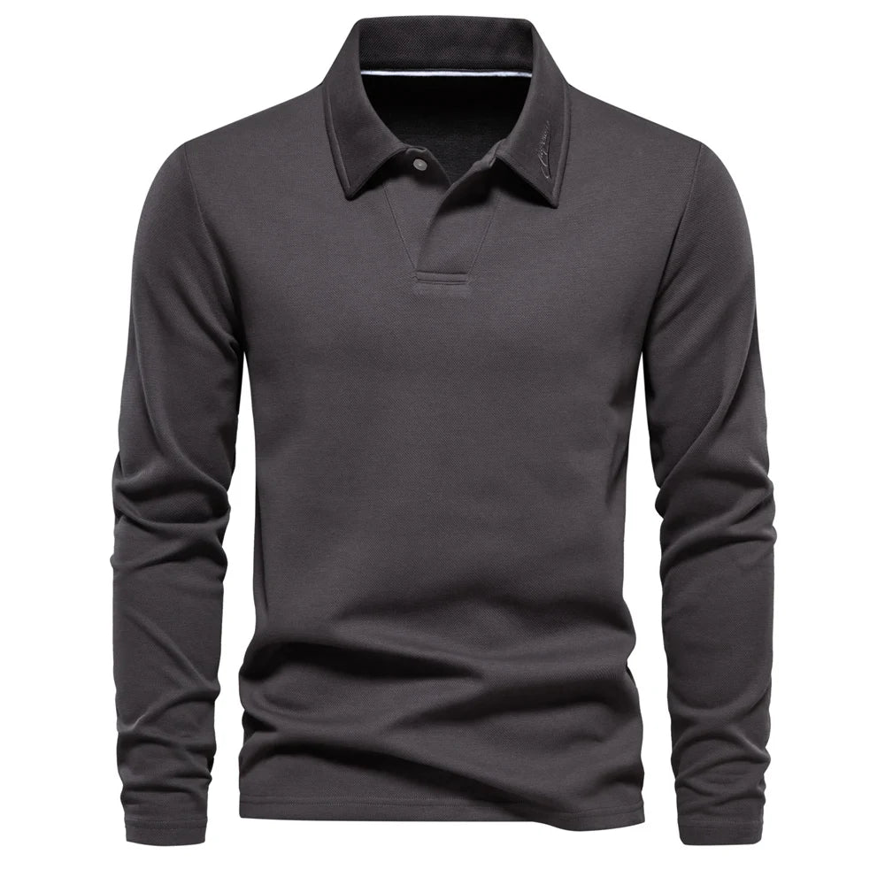 Minimalist Refined Collar Polo
