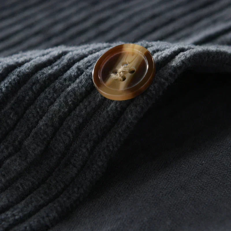 Minimalist Corduroy Shirt Jacket
