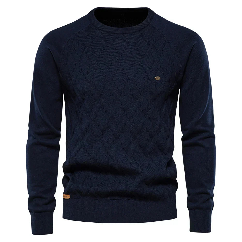 Sophisticated Checkered Sweater