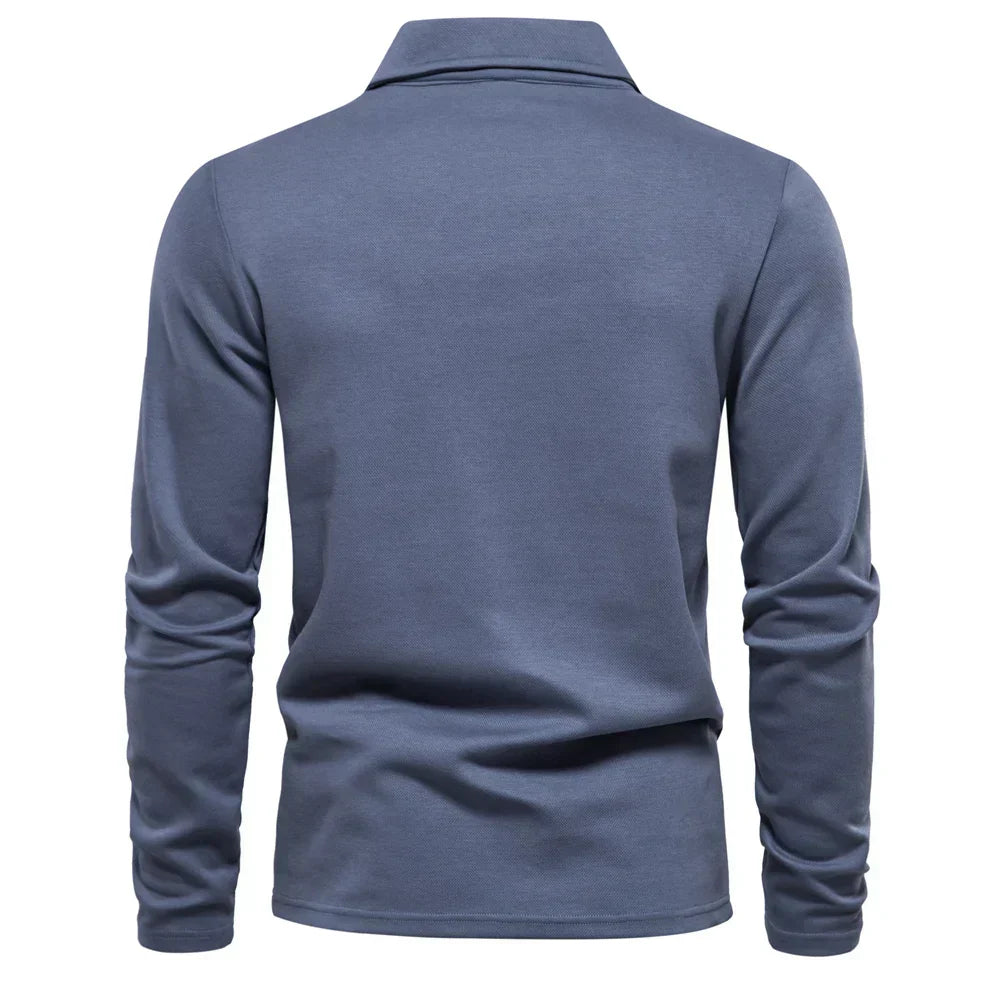 Minimalist Refined Collar Polo