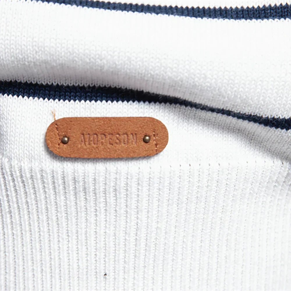 Classic Navy Striped Sweater