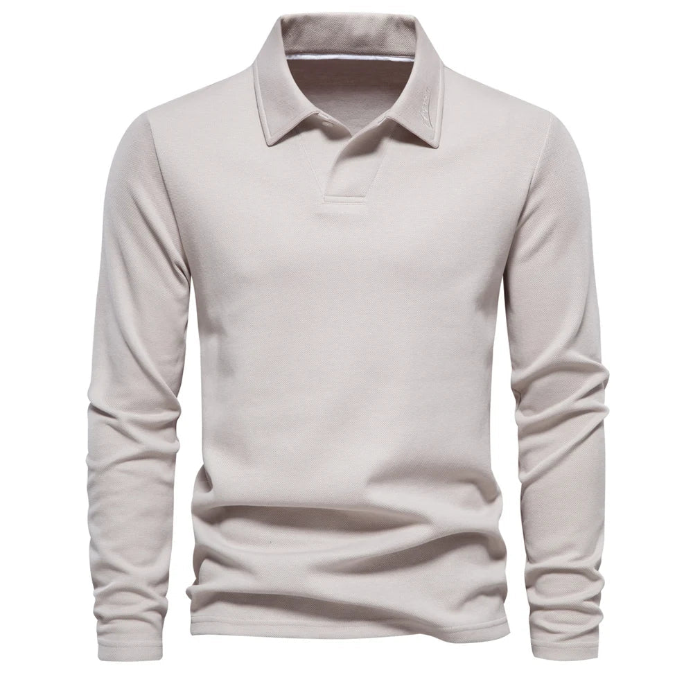 Minimalist Refined Collar Polo