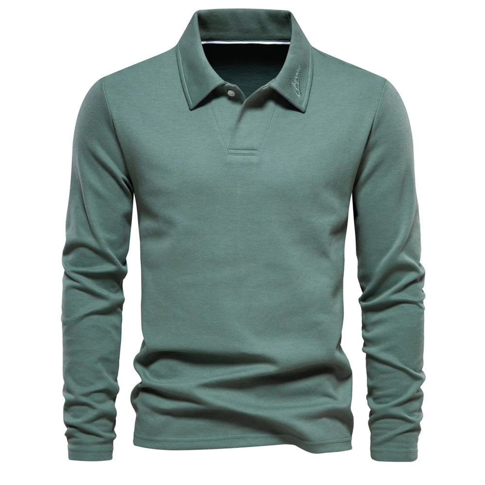 Minimalist Refined Collar Polo