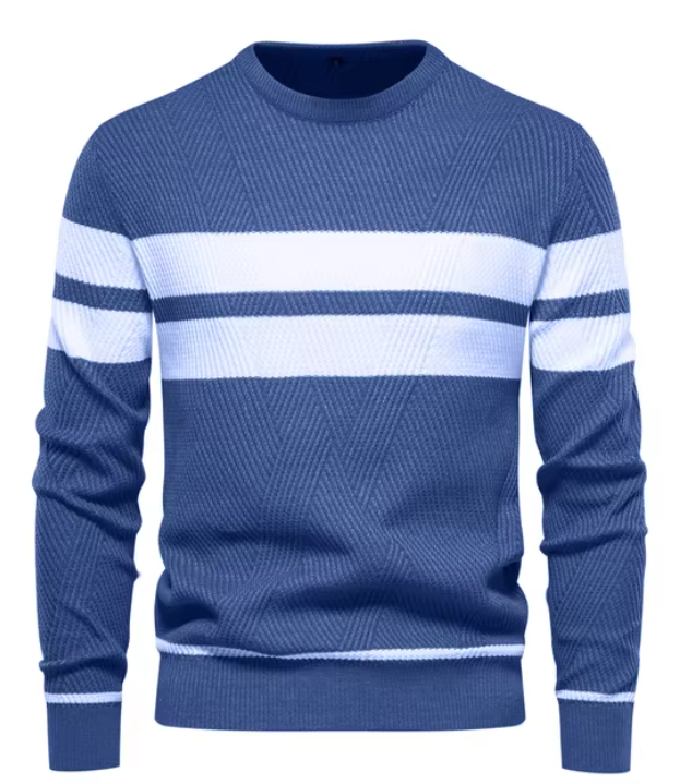 Contemporary Dual-Tone Pullover