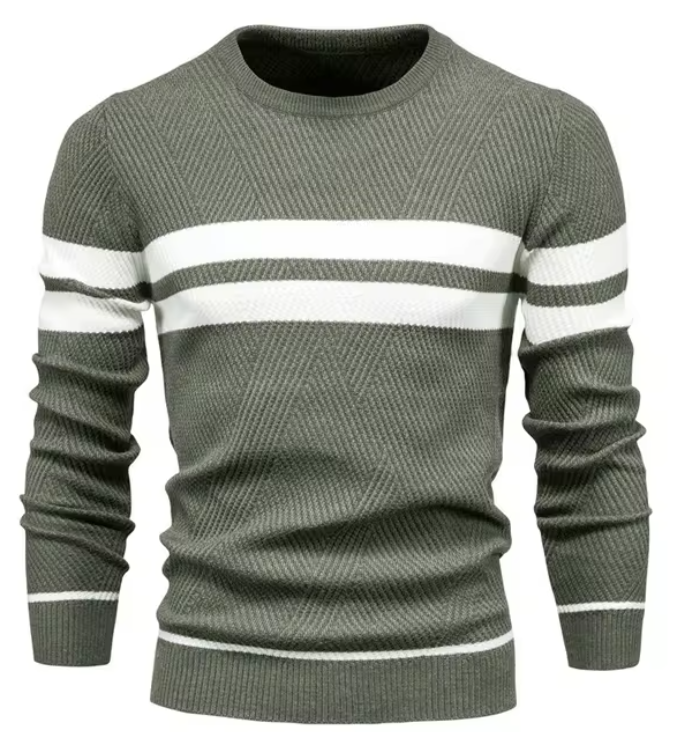 Contemporary Dual-Tone Pullover