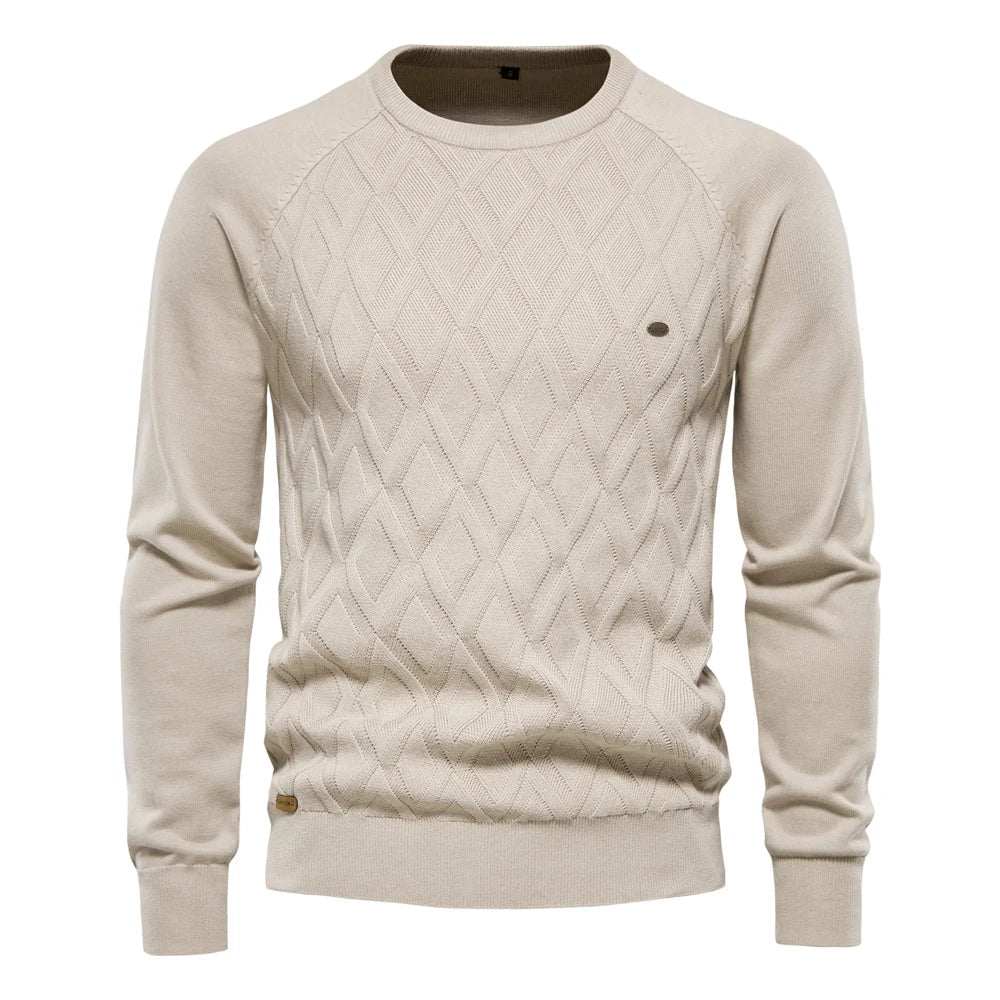 Sophisticated Checkered Sweater