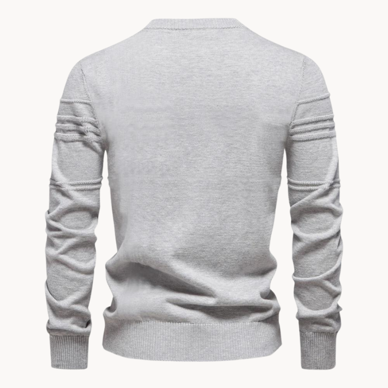 Premium Checkered Knit Sweater