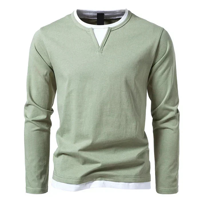 Essential Long-Sleeve Cotton T-Shirt