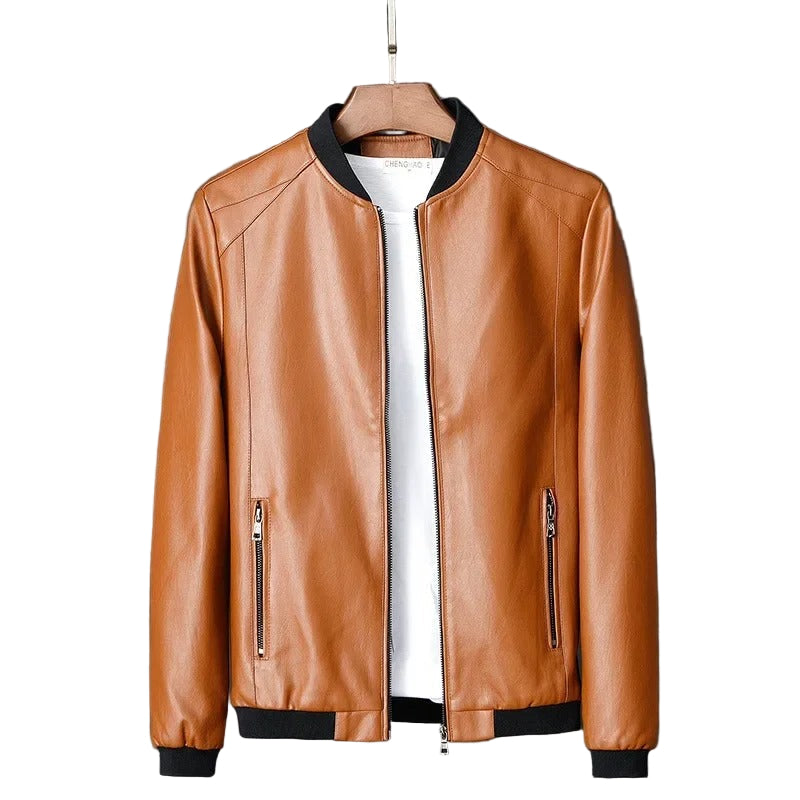 Genuine Leather Biker Jacket