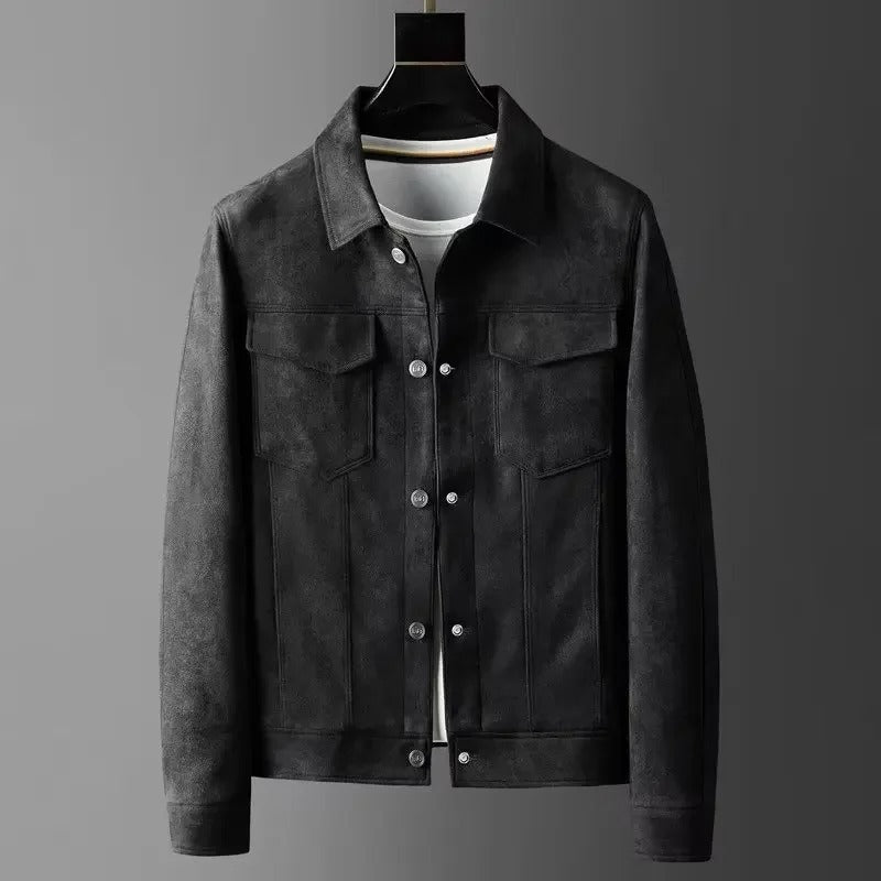 Elegant Lambskin Leather Jacket