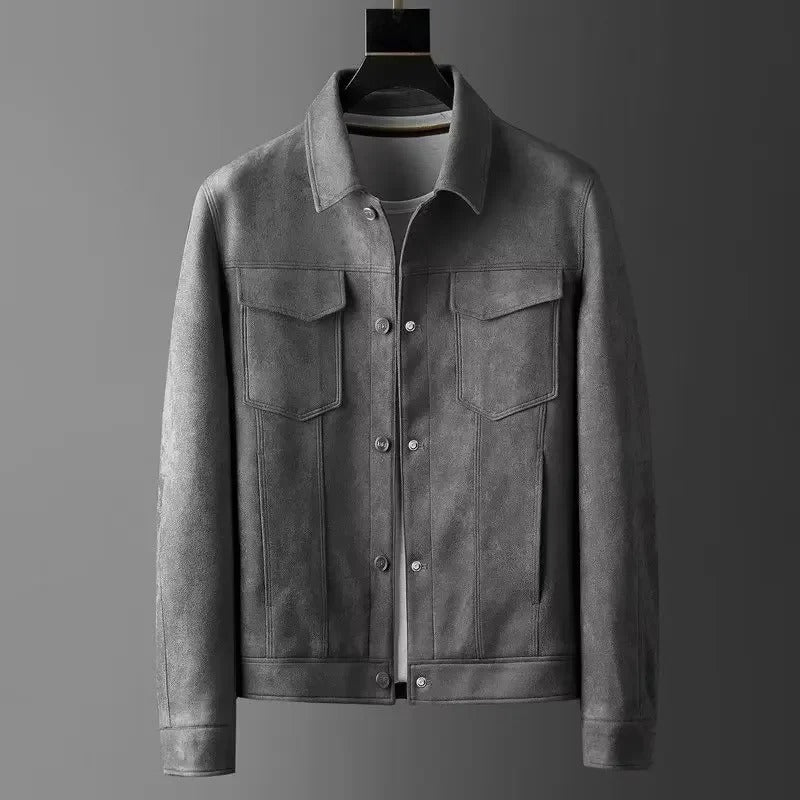 Elegant Lambskin Leather Jacket