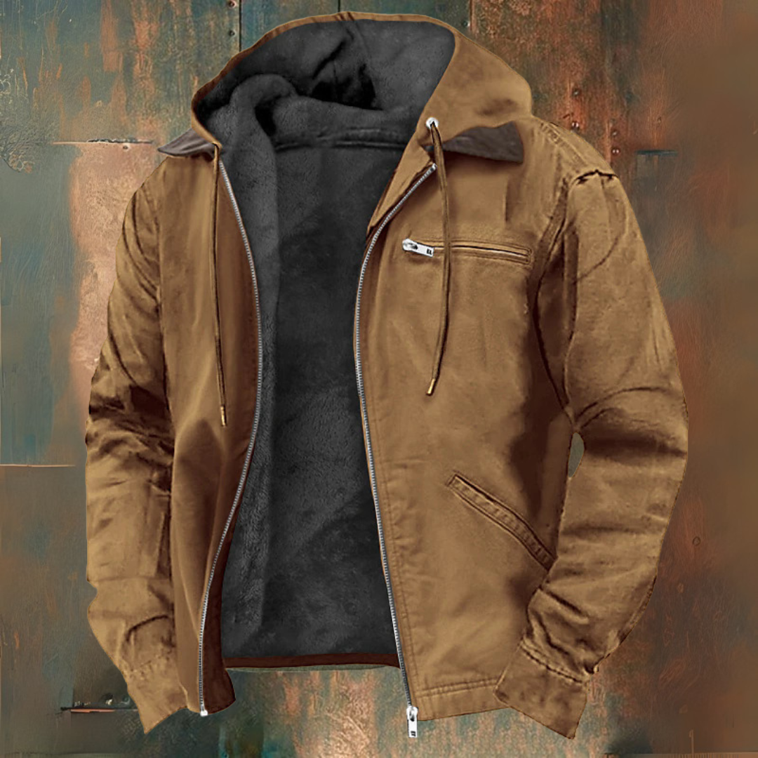 Zip-up Hooded Jacket