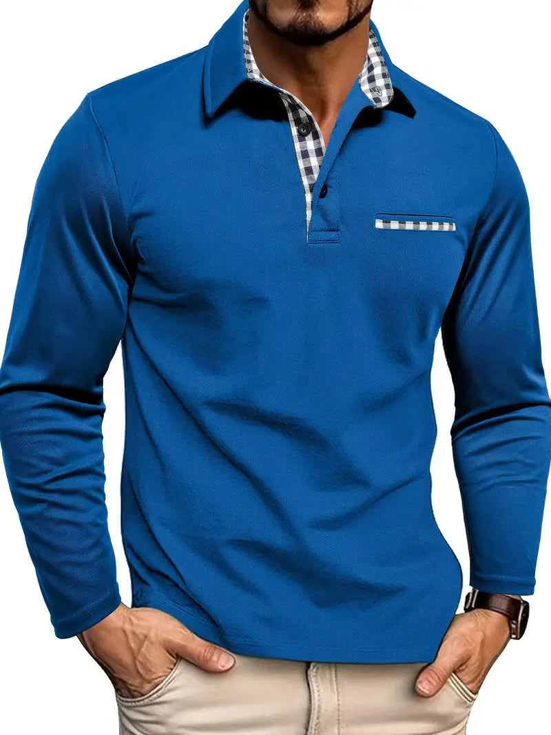 Martin Fitted Long Sleeve Polo