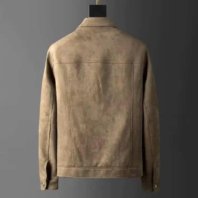 Elegant Lambskin Leather Jacket